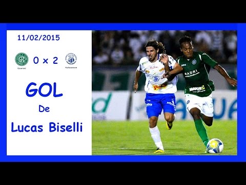 Gol de Lucas Biselli vs Guarani - SP - 11/02/2015