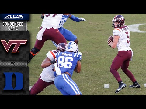 Virginia Tech vs. Duke Condensed Game | 2020 ACC Football