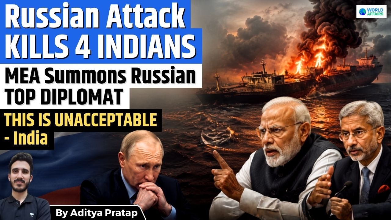 India Condemns Russia After 4 Indian Sailors Killed | Ukraine War Takes Deadly Turn