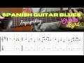 ¨SPANISH GUITAR BLUES¨ Fingerpicking (Charlie Byrd)
