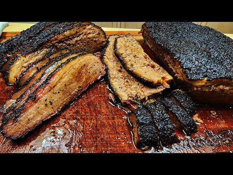 Overnight Smoked Texas Brisket Recipe on a Pellet Grill