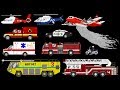 Emergency Vehicles Book Version Rescue Trucks Fire Police Ambulance The Kids Picture Show
