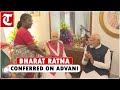 President confers Bharat Ratna on veteran BJP leader L. K. Advani