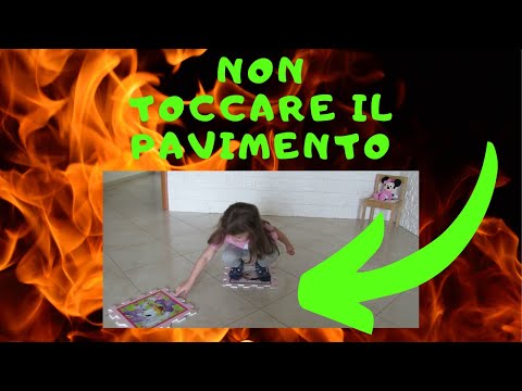 THE FLOOR IS LAVA CHALLENGE * NON TOCCARE IL PAVIMENTO