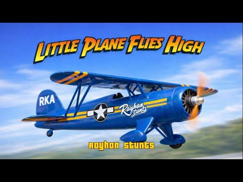 🛩️ Little Plane Flies High | Rayhan Stunts #ai #diecast #kids