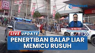 Polisi Dilempari Batu saat Bubarkan Balap Liar di Duri Bengkalis, Razia Ricuh saat Motor Diangkut
