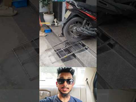 सीढ़ियों पर गाड़ी चढ़ाने का आसान तरीका! 😱🔥 #shorts #viral #foryou