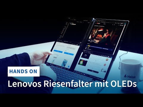 Riesenfalter mit wunderschönen OLEDs | Lenovo Yoga Book 9i im Hands on
