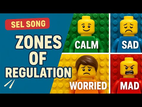 Zones of Regulation Song for Kids – Lego-Themed SEL Classroom Video