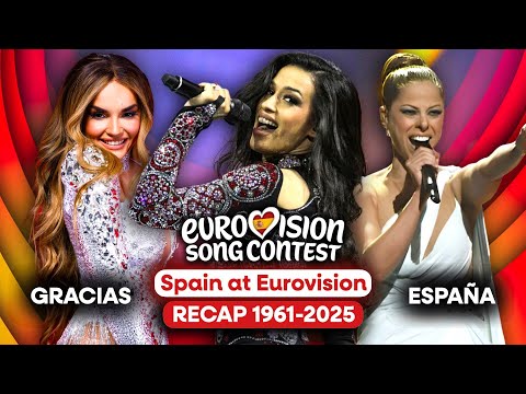 🇪🇸 ESPAÑA en Eurovisión 1961 - 2025 | RECAP All Entries (Spain In Eurovision)