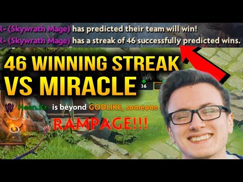 Miracle- OMG Why You put 46 Winning Streak Against Miracle Spectre??? Dota 2
