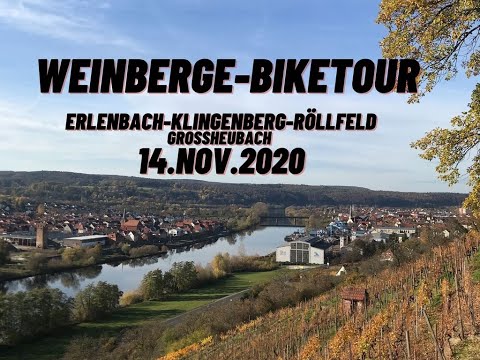 Weinberg-Biketour vom 14.11.2020 über Erlenbach-Klingenberg-Röllfeld-Großheubach-MIL Nord u.zurück