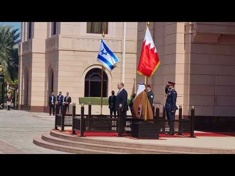 Historic: Israeli anthem at a royal palace in Bahrain