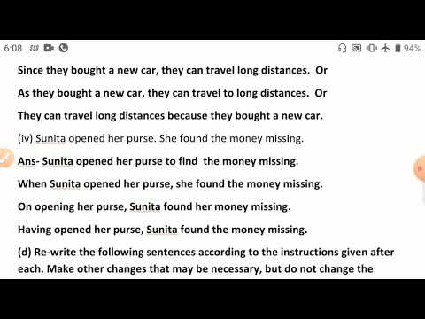 ICSE 2015 SOLUTION/ Answer KEY- Grammar- English language Paper 1- Explained