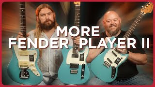 Video thumbnail for Are These The COOLER Fender Player II Models?! Tele HH, Mustang And Jazzmaster Reviewed! by Alamo Music Center