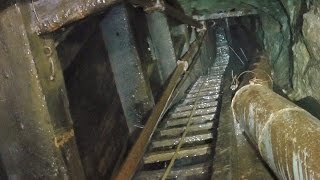 Amazing Underground Waterfalls in a Flooded, Abandoned Mine