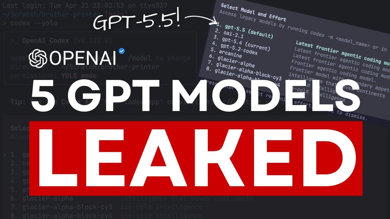 OpenAI LEAKED 5 NEW Models + Two New Agent Platforms + Anthropic REMOVES Claude Code!