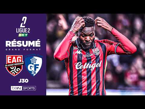Résumé : MAFOUTA buteur mais GUINGAMP ne gagne toujours pas contre GRENOBLE !