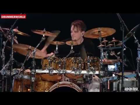 Drummer Gavin Harrison playing Futile