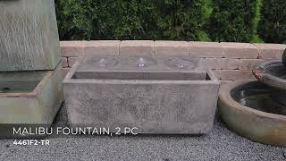 Watch A Video About the Malibu Trevia Graystone LED Outdoor Floor Fountain