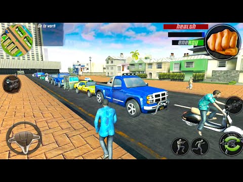 Open World City Game: Cars and Bikes Drive - Mad Town Online #2 - Android Gameplay
