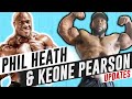 Keone Pearson Phil Heath 7x Mr Olympia BACK In The Gym Looking CRAZY