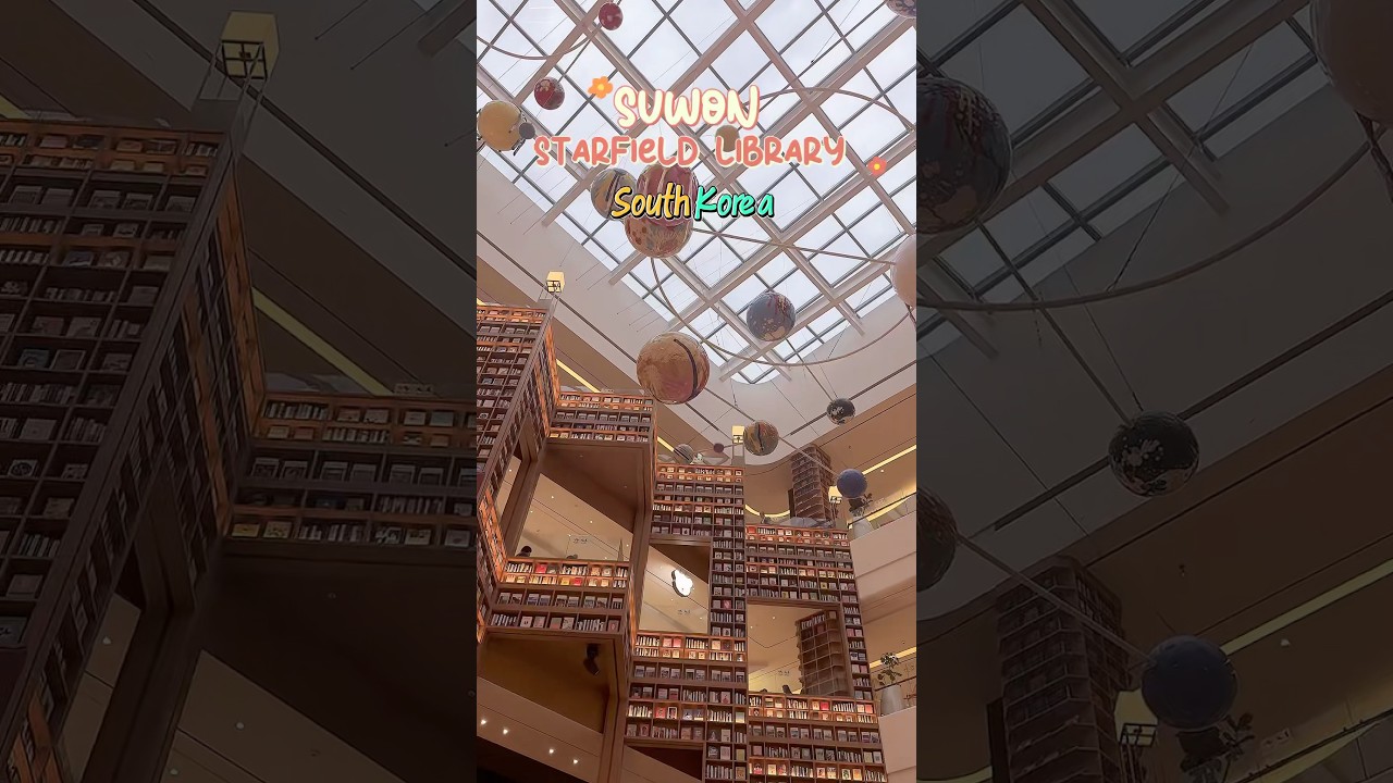 Starfield Library Suwon South Korea #suwon #southkorea #southkoreatravel #traveller