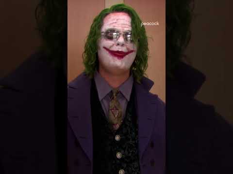 Creed's joker is a bit too convincing 🤨 #TheOffice #DwightSchrute #CreedBratton #Shorts