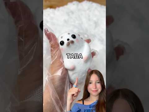 Turning COTTON into a TABA SQUISHY! 😱😳🍦 *How to Make a Taba Squishy at Home*