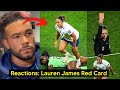 Fans Angry 😡 Reactions to Lauren James shown the red card for stepping on Michelle Alozie