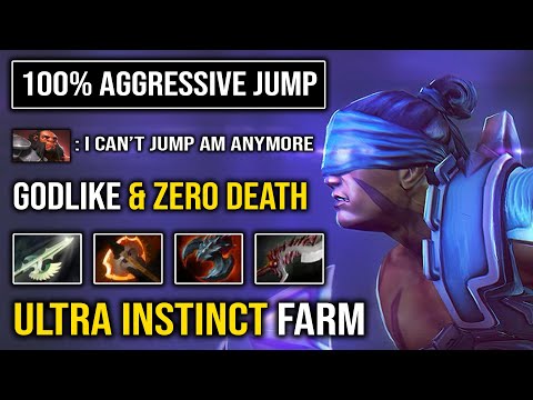 ULTRA INSTINCT Farm God 1k XPM Anti Mage 100% Aggressive Jump EZ Counter Axe Immortal DotA 2