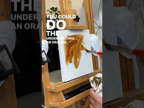 But what colour? … #tonedground #underpainting #oilpainting #artcoach