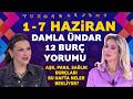 1-7 Haziran 2026 Damla Ündar 12 Burç yorumu!