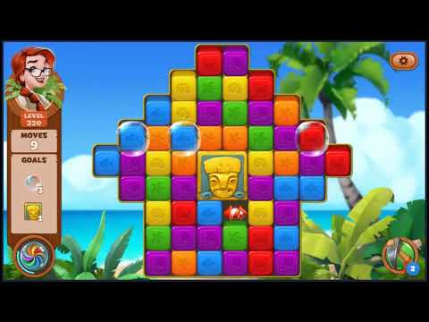 Lost Island Blast Adventure Level 320 - NO BOOSTERS 🏝️ | SKILLGAMING ✔️