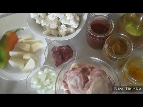 Tunisian cauliflower and chicken stew recette (market brouklou )