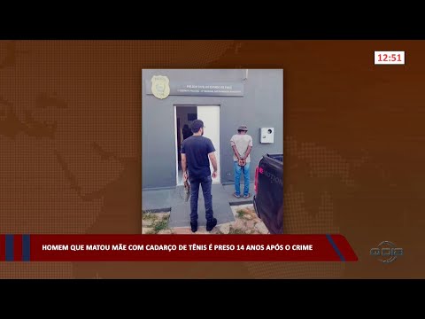 Homem que matou mãe com cadarço de tênis é preso 14 anos após o crime 24 02 2023