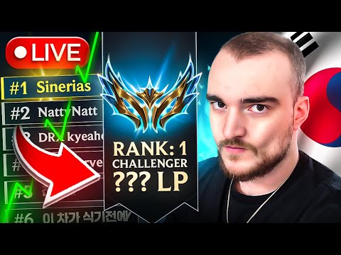 🟢RANK 8 KOREA SOLOQ CHALLENGER RANK 1 CLIMB LIVE 🏆#1 MASTER YI BELVETH WORLD