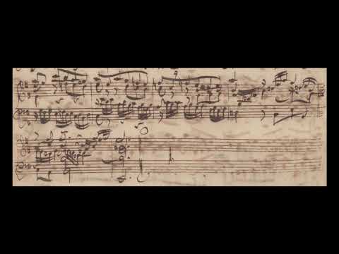 Bach - Prelude and Fugue in E Minor. BWV 548. {w/ original Manuscript.}