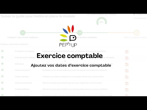 Tutoriel exercice comptable Pep's Up