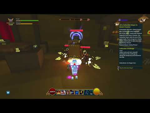 Trove: Turkeytopia 8/8 - Defeat a Saloonbot Mayor in Desert Frontier