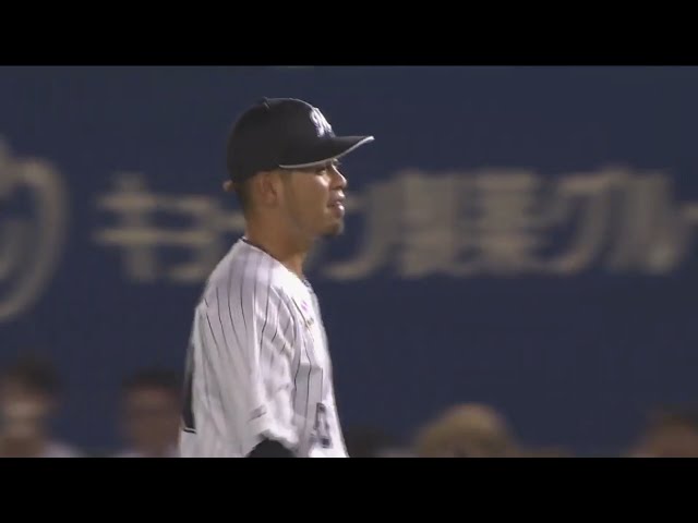 【8回表】マリーンズ・大嶺翔の見事なファインプレーでピンチを凌いだ!! 2017/7/28 M-L