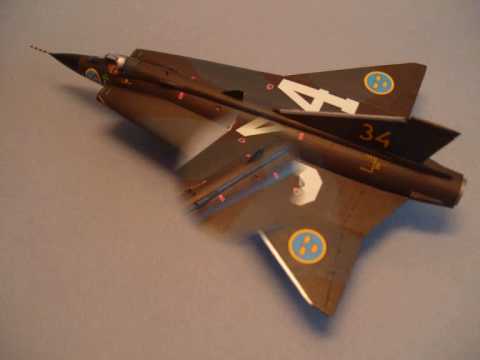 REVELL 1/72 Saab J35 Draken - A Building Review