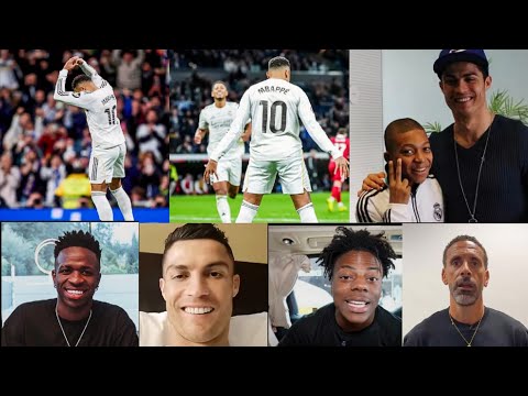 Cristiano Ronaldo & more Famous People Reaction Kylian Mbappé Siuu Celebration!