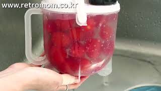 손잡이 세척볼/쌀 씻는 볼/과일 세척볼/주방용품 추천