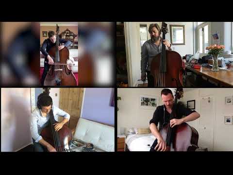 RPO double bass section plays 'Somewhere Over the Rainbow' #RPOatHome