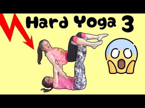 ОЧЕНЬ СЛОЖНЫЙ ЙОГА ЧЕЛЛЕНДЖ для ДВОИХ 3/ Получился ЭКСТРИМ йога челлендж! Двойняшки против ЙОГИ!