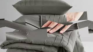 Pleated Comforter Set for Cozy Luxury #christmas #winterishere