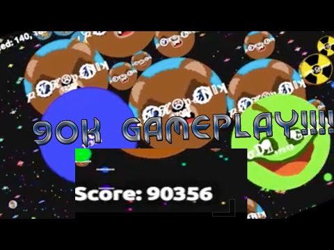 Agar.io - INSANE 90K MASS - Destroying whole server - Pro high score