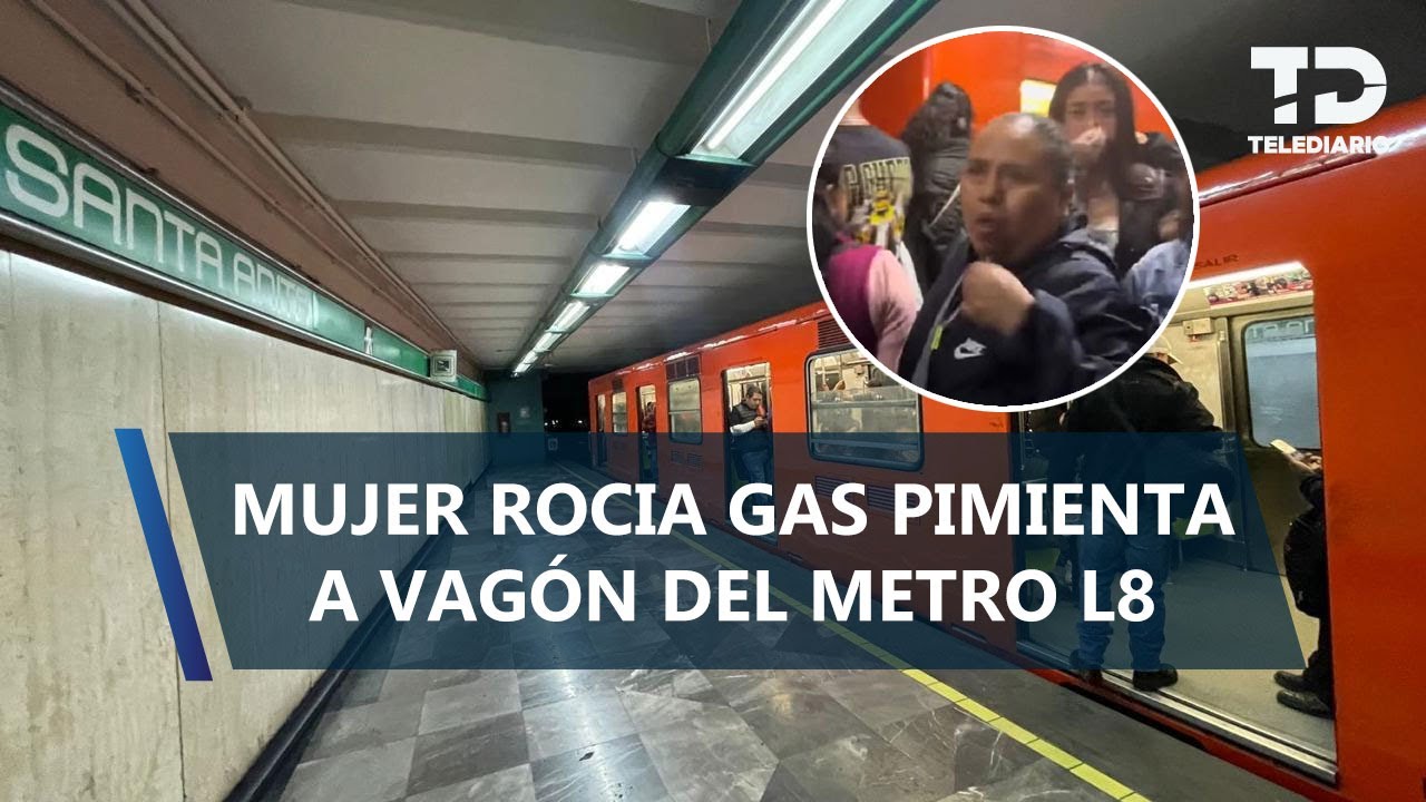 Mujer rocía gas pimienta a pasajeras porque le ganaron el lugar para sentarse en el Metro CdMx