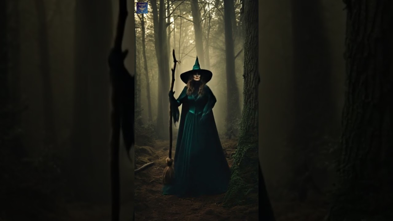 The Forest Witch in the Fog: Dark Sorceress in the Enchanted Woods